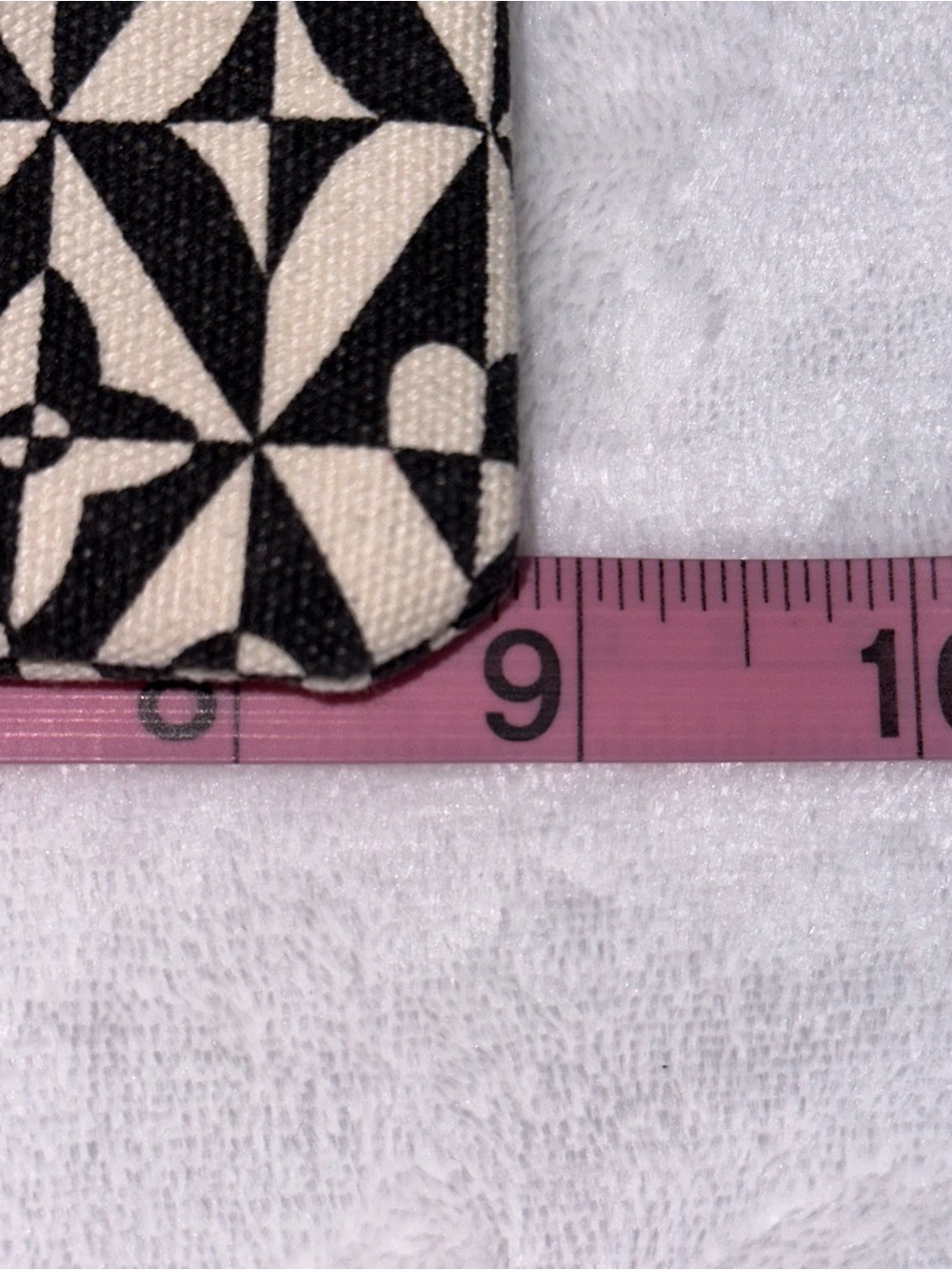 Brighton Black & White LOVE Pattern Zip Pouch Cosmetics School Organizer Bag - Picture 4 of 5